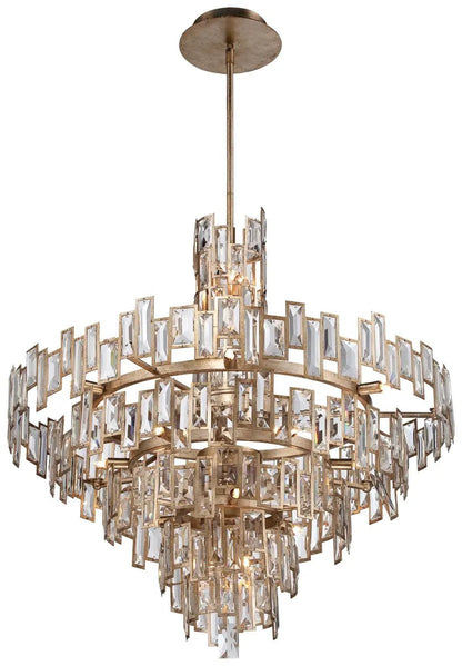 Modern Creative Art Design Multi-Tier Gyroscopic Crystal Chandelier-Nobipets