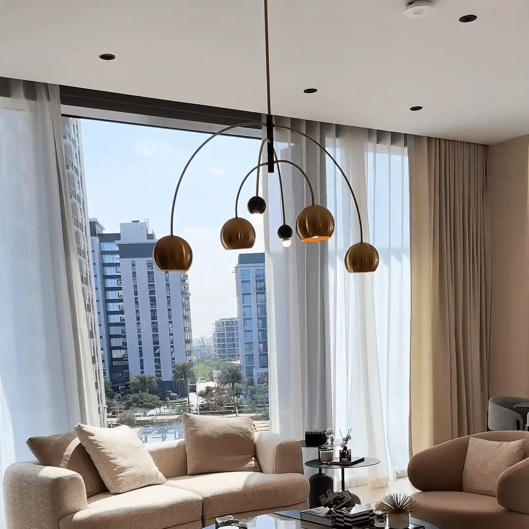 Modern Creative Cosmic Sputnik Chandelier for Living Room/Bedroom-Nobipets