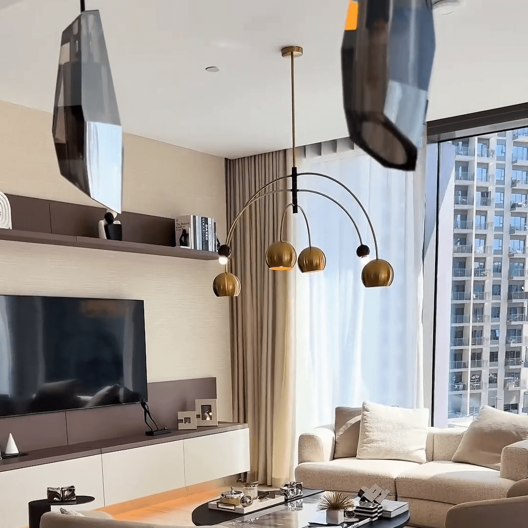 Modern Creative Cosmic Sputnik Chandelier for Living Room/Bedroom-Nobipets