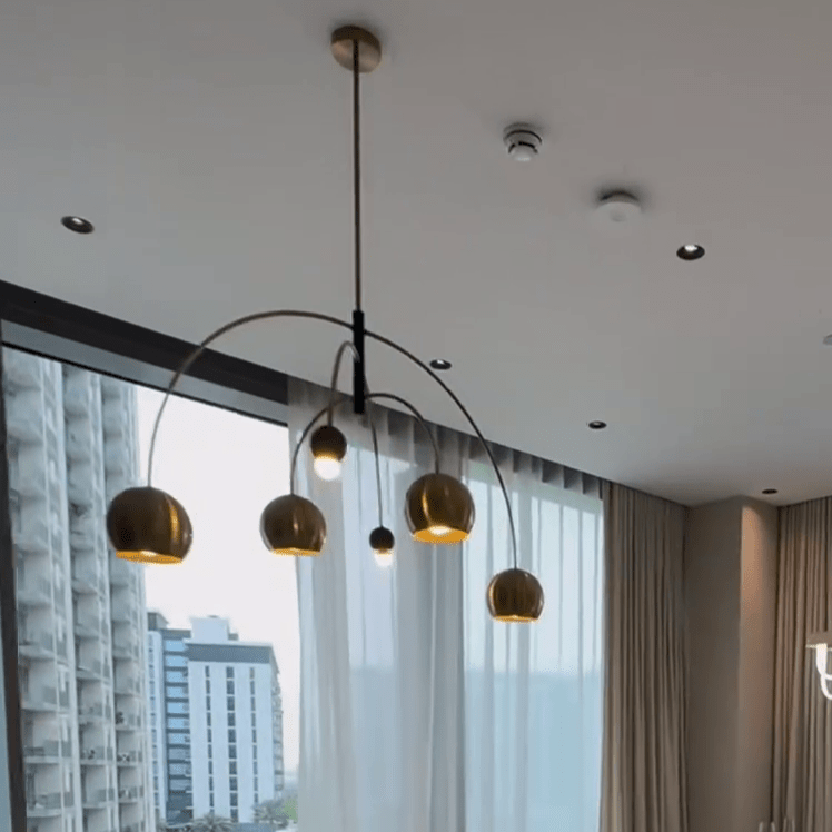 Modern Creative Cosmic Sputnik Chandelier for Living Room/Bedroom-Nobipets