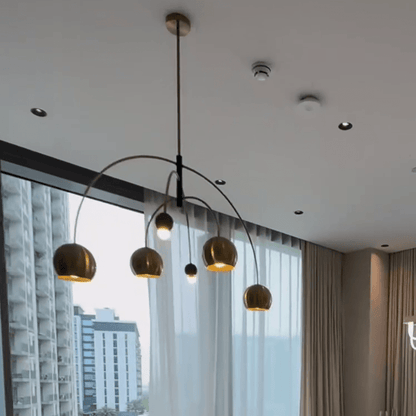 Modern Creative Cosmic Sputnik Chandelier for Living Room/Bedroom-Nobipets