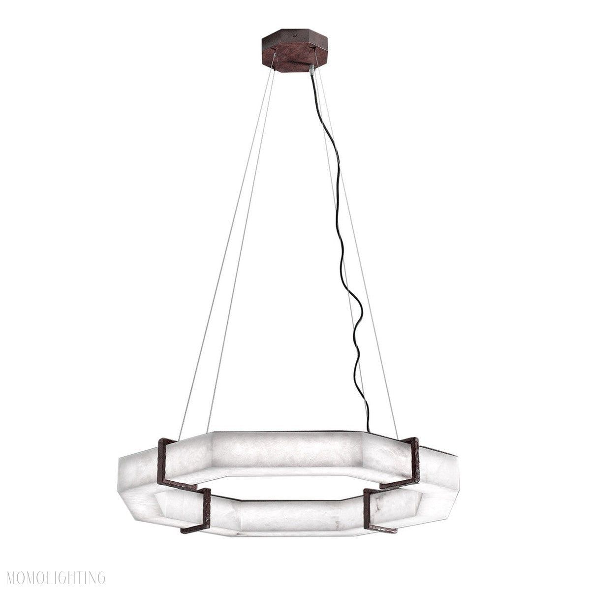 Modern Creative Retro Alabaster Chandelier-Nobipets