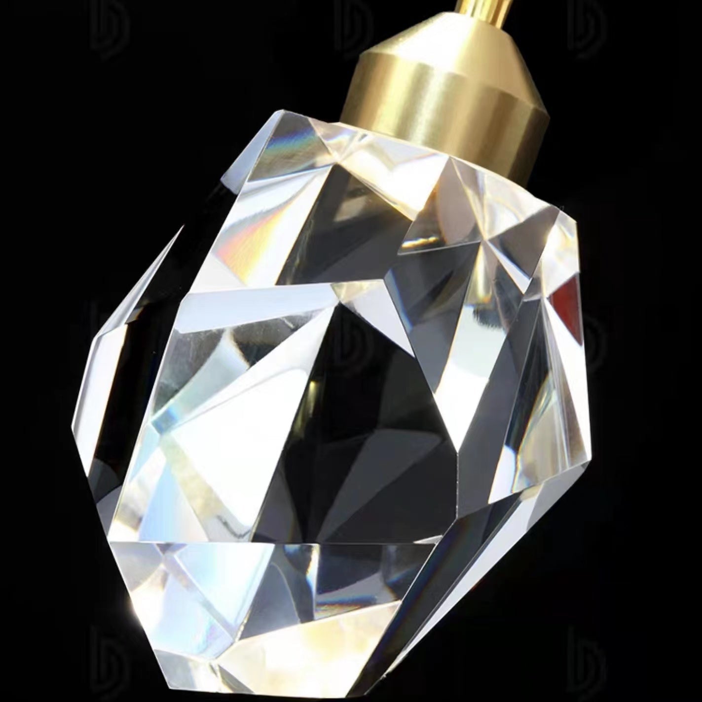 Modern Crystal Chandelier Foyer Living Room Droplight Hall Decoration Lights-Nobipets