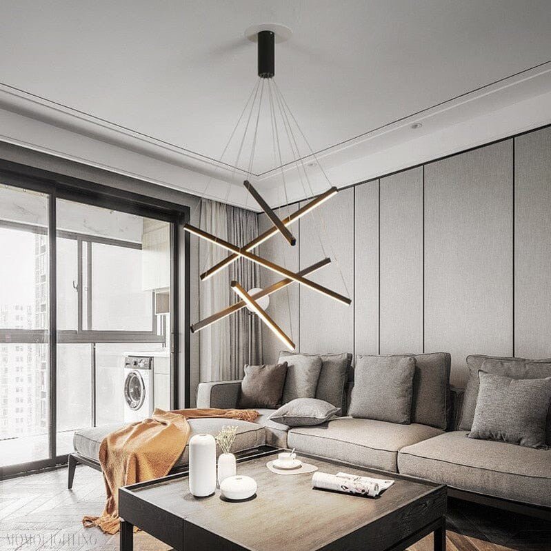 Modern Duplex Foyer & Staircase Chandelier-Nobipets