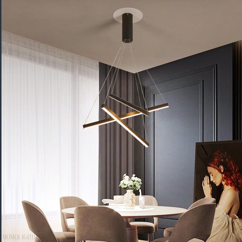 Modern Duplex Foyer & Staircase Chandelier-Nobipets