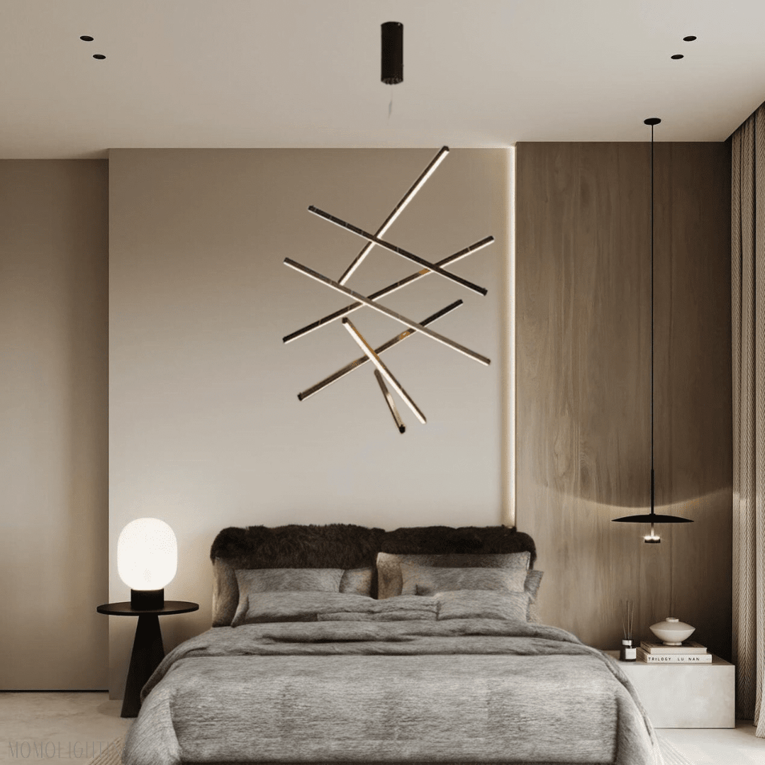 Modern Duplex Foyer & Staircase Chandelier-Nobipets