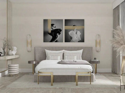Modern Elongated Alabaster Linear Wall Sconce