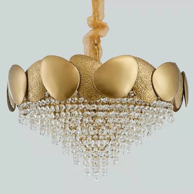 Modern Italian Style Crystal Tassel Chandelier-Nobipets