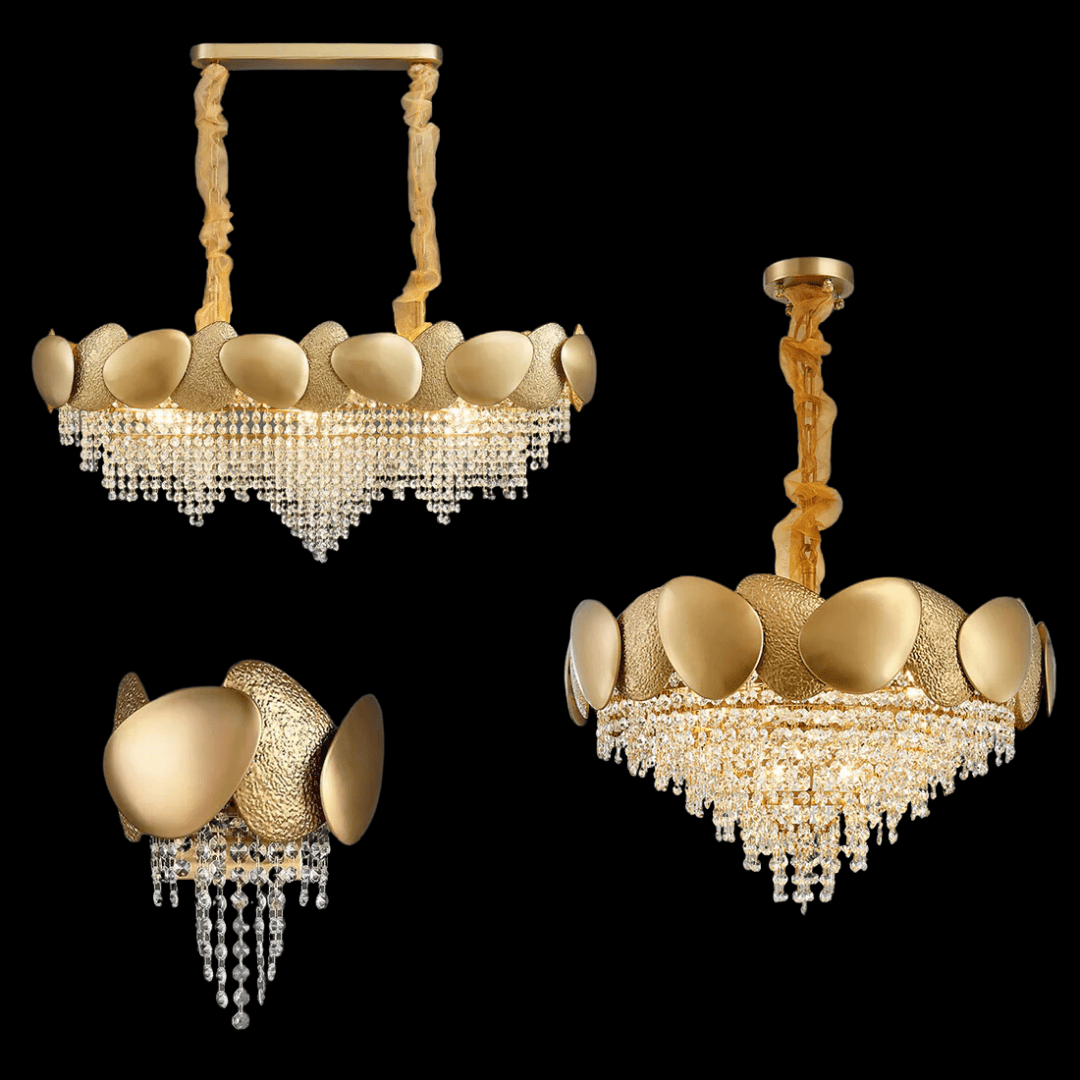Modern Italian Style Crystal Tassel Chandelier-Nobipets