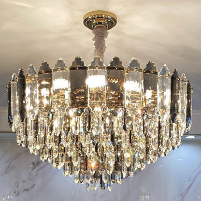 Modern Luxury K9 Crystal Chandelier Ceiling Fixtures Light For Living And for Kitchen Island Dining Rooms-Nobipets