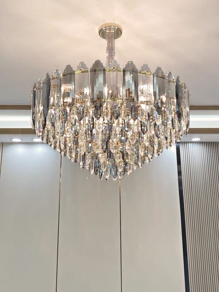 Modern Luxury K9 Crystal Chandelier Ceiling Fixtures Light For Living And for Kitchen Island Dining Rooms-Nobipets