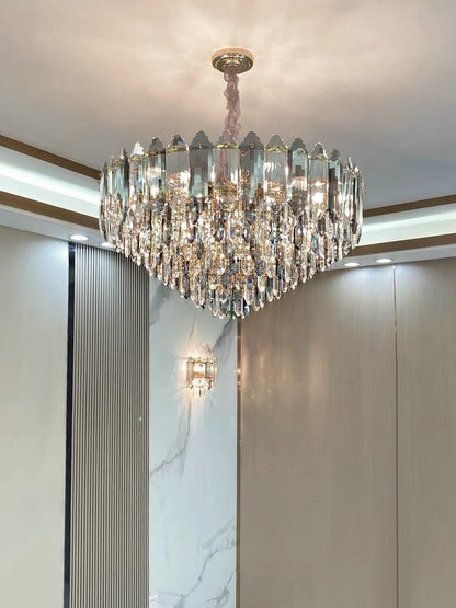 Modern Luxury K9 Crystal Chandelier Ceiling Fixtures Light For Living And for Kitchen Island Dining Rooms-Nobipets