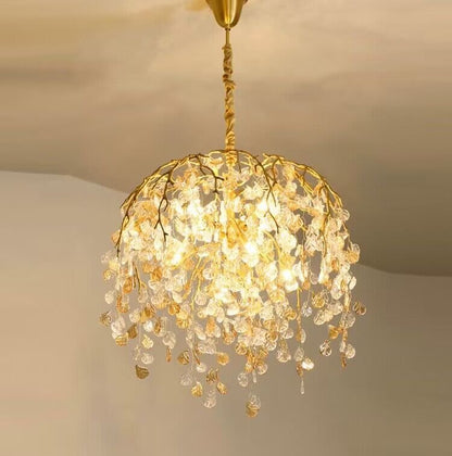 Modern Luxury Leaf Branch Glass Chandelier for Living/Dining Room/Bedroom-Nobipets