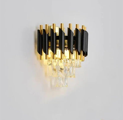 Modern Luxury Multi-Tier Oval/Round Crystal Tiered Chandelier-Nobipets
