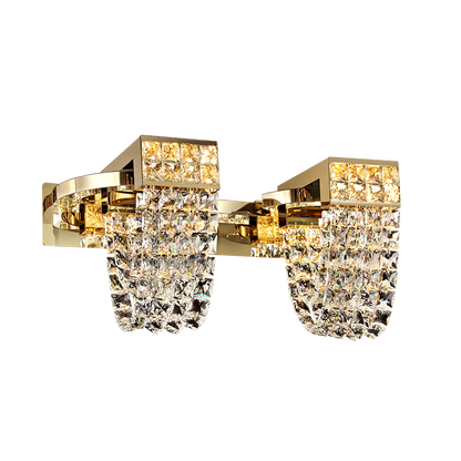 Modern Luxury Newly Crystal Chandelier in Champagne Gold-Nobipets