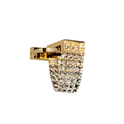Modern Luxury Newly Crystal Chandelier in Champagne Gold-Nobipets