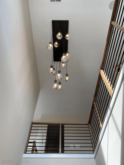 Modern Raindrop Chandelier Rectangle-Nobipets