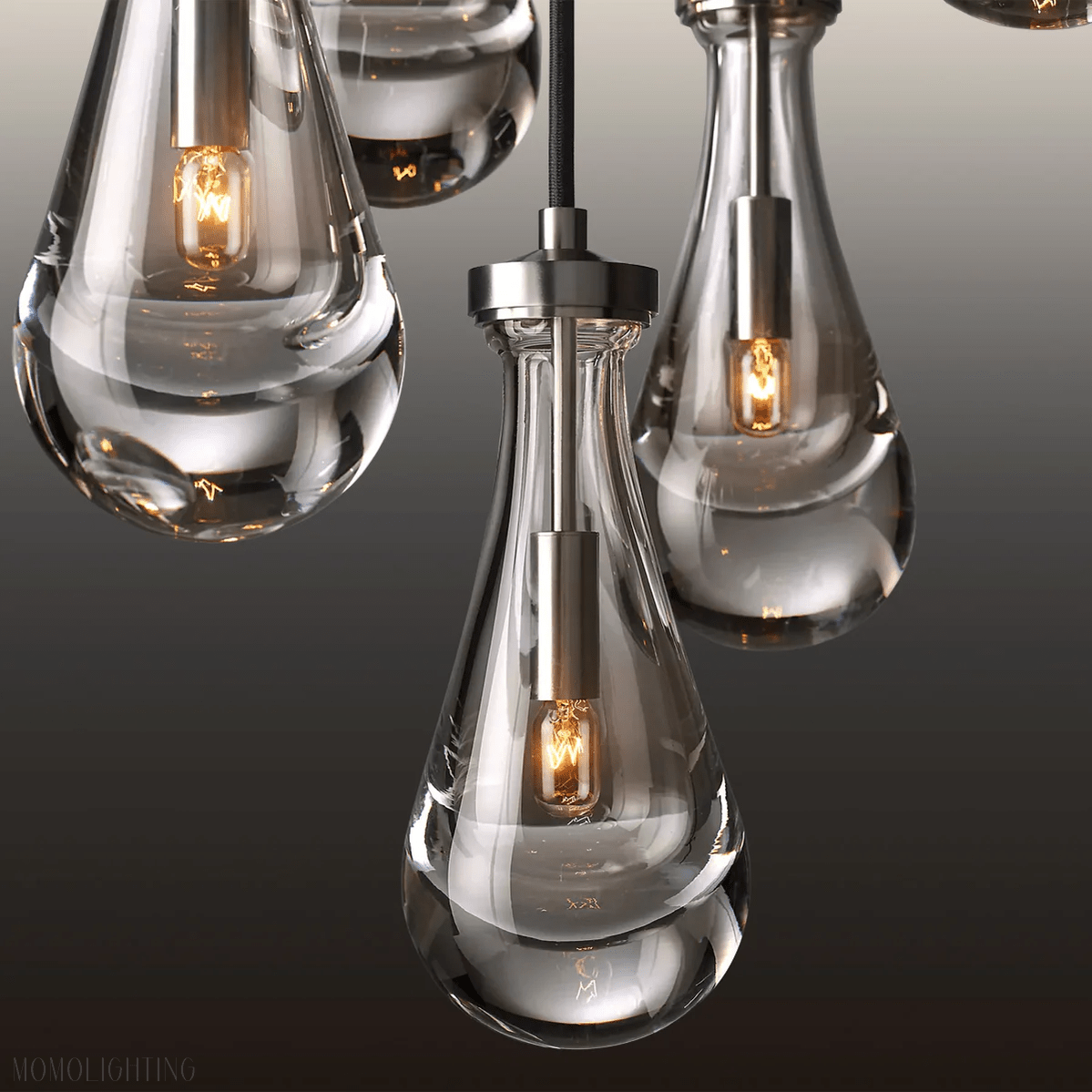 Modern Raindrop Chandelier Rectangle-Nobipets