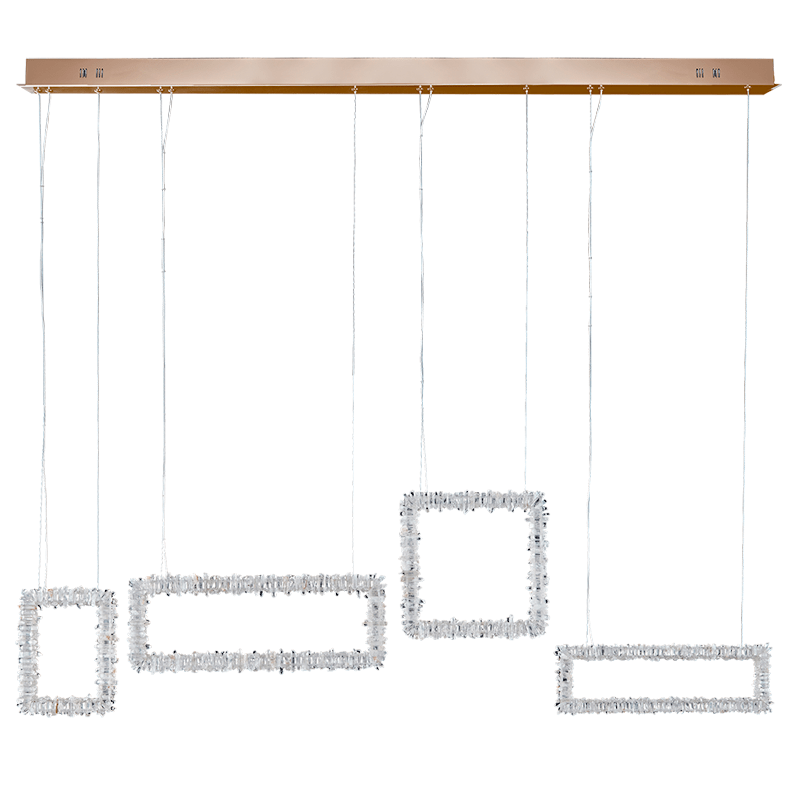 Modern Rock Crystal Dining Room Chandelier-Nobipets