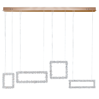 Modern Rock Crystal Dining Room Chandelier-Nobipets
