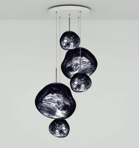 Modern Rock Glass Special Shape Pendant Lighting