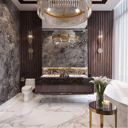 Modern Round Crystal Chandelier For Living Room/Bedroom-Nobipets