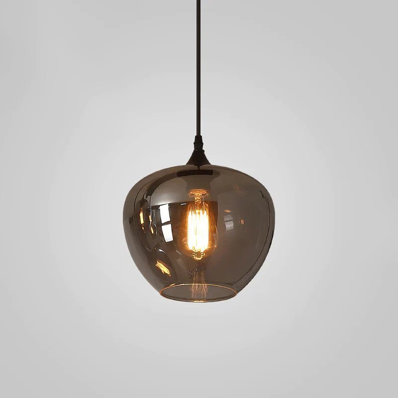 Modern Smoke Gray Glass Lamp Designer Chandelier for Cafe/Kitchen Island/Dining Room Style B-Nobipets