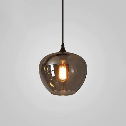 Modern Smoke Gray Glass Lamp Designer Chandelier for Cafe/Kitchen Island/Dining Room Style B-Nobipets