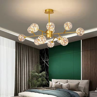 Modern Starlight Chandelier for Living Room Magic Beans Ceiling Light Molecular Dining Room Lamp-Nobipets