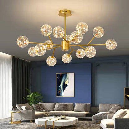 Modern Starlight Chandelier for Living Room Magic Beans Ceiling Light Molecular Dining Room Lamp-Nobipets