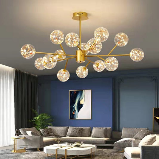 Modern Starlight Chandelier for Living Room Magic Beans Ceiling Light Molecular Dining Room Lamp-Nobipets