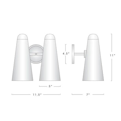 Modern Style Round Cone Glass Chandelier for Bedroom/Living Room/Dining Room-Nobipets