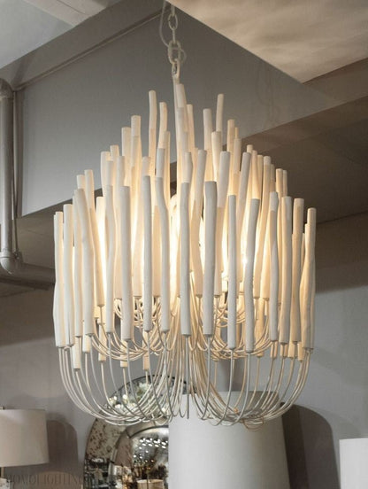 Arteriors Tilda Wide Alabaster Chandelier 21" 36"-Nobipets