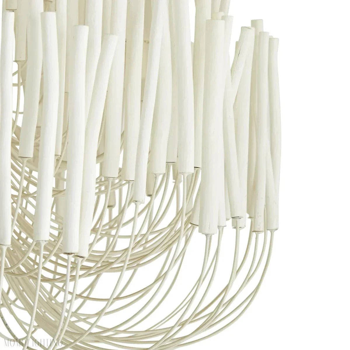 Arteriors Tilda Wide Alabaster Chandelier 21" 36"-Nobipets