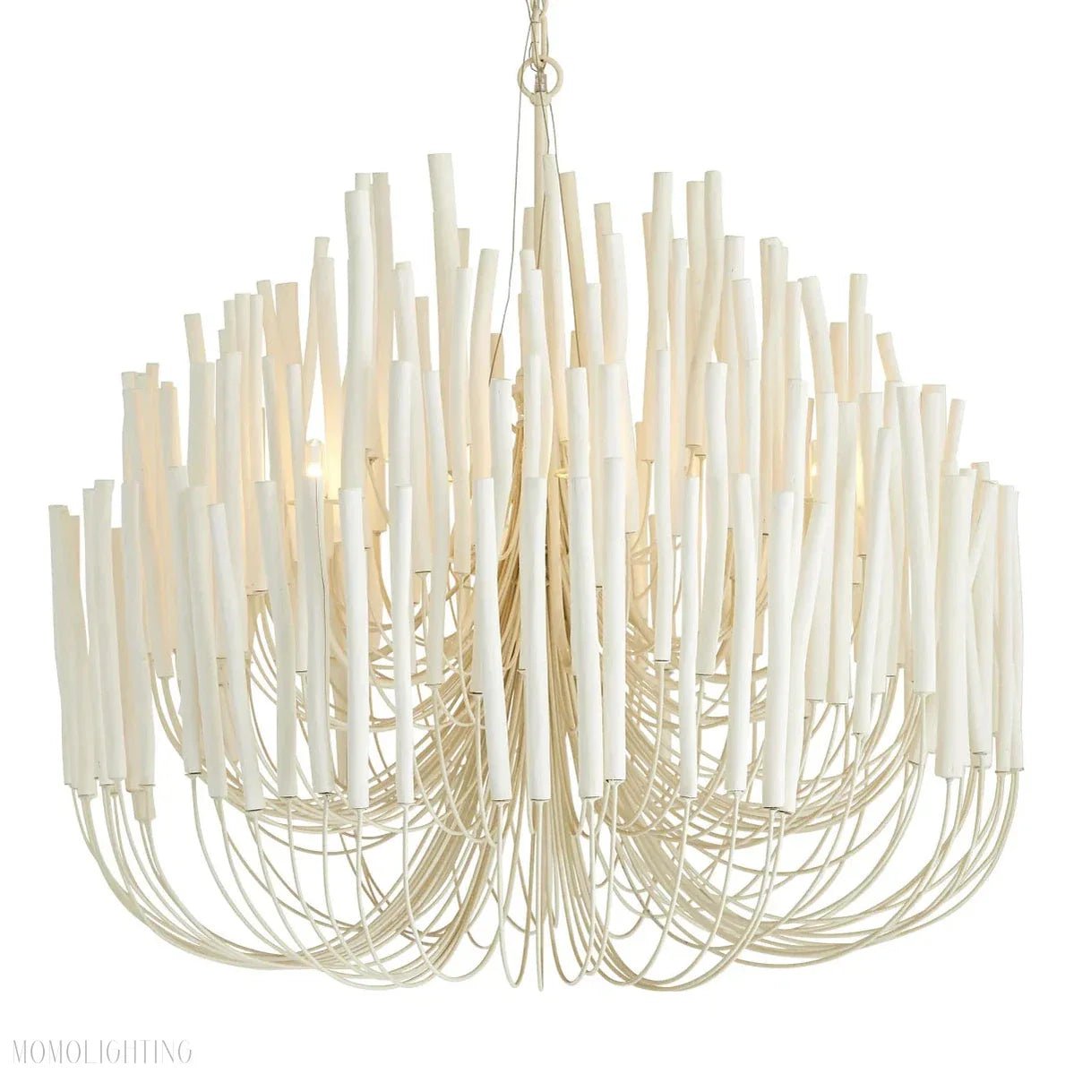 Arteriors Tilda Wide Alabaster Chandelier 21" 36"-Nobipets