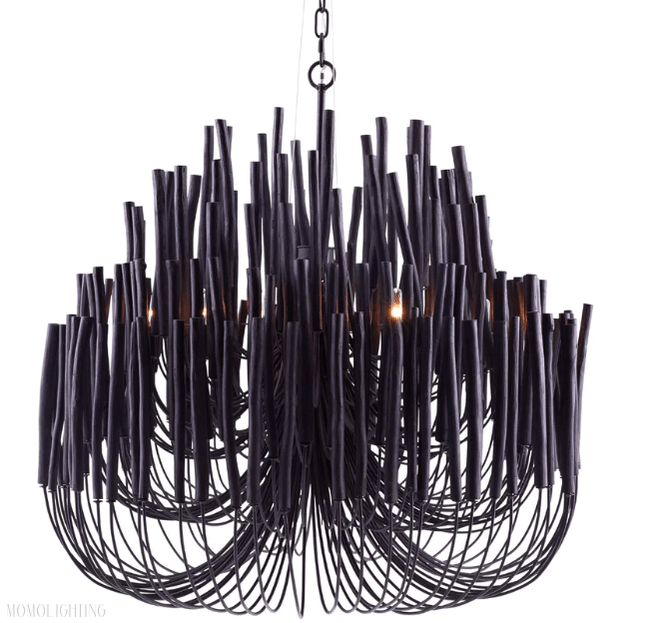 Arteriors Tilda Wide Alabaster Chandelier 21" 36"-Nobipets
