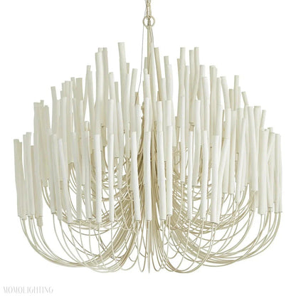 Arteriors Tilda Wide Alabaster Chandelier 21" 36"-Nobipets