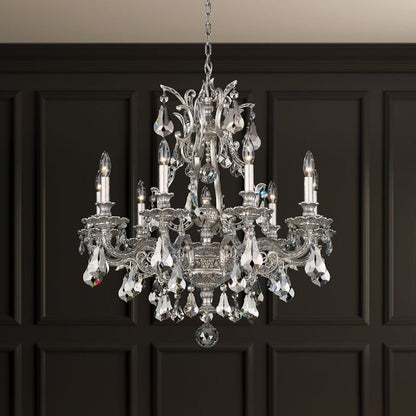 MOMO Crystal 6949 Sophia 9-lt 28" Chandelier
