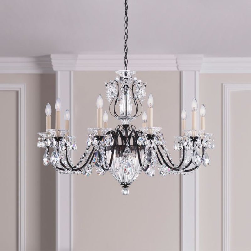 MOMO Crystal Chandelier 1260 Bagatelle 13-lt 35" Chandelier