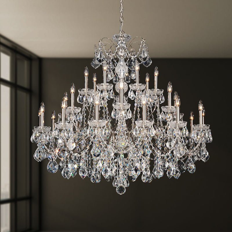 MOMO Crystal Chandelier 1718 Century 28-lt 43" Chandelier