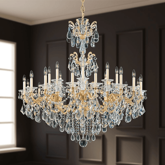 MOMO Crystal Chandelier 5013 La Scala 24-lt 46" Chandelier