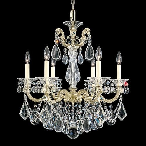 MOMO Crystal Chandelier 5072 La Scala 6-lt 23" Chandelier