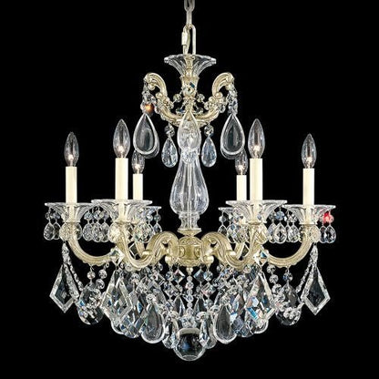 MOMO Crystal Chandelier 5072 La Scala 6-lt 23" Chandelier
