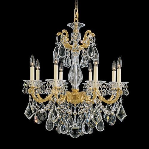 MOMO Crystal Chandelier 5073 La Scala 8-lt 25" Chandelier