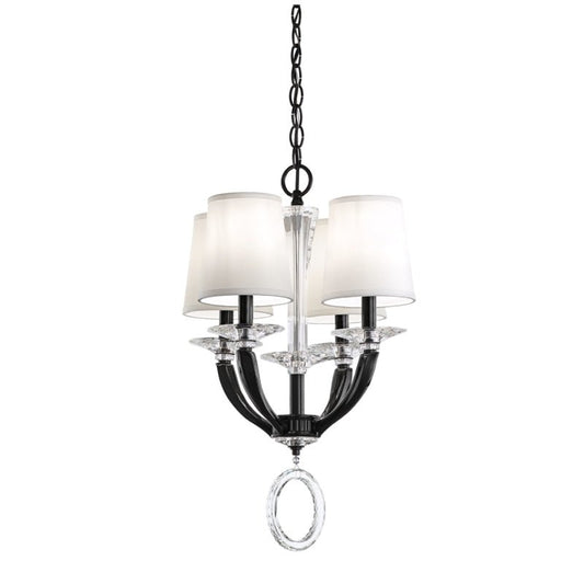 MOMO Crystal Chandelier MA1004 Emilea 4-lt 17" Pendant