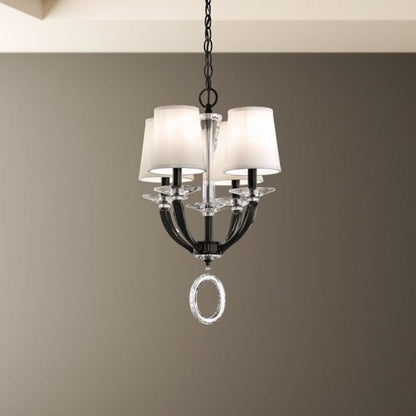 MOMO Crystal Chandelier MA1004 Emilea 4-lt 17" Pendant