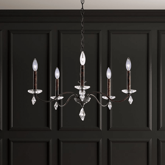 MOMO Crystal Chandelier MD1005 Modique 5-lt 27" Chandelier