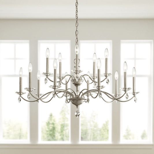 MOMO Crystal Chandelier MD1015 Modique 15-lt 40" Chandelier