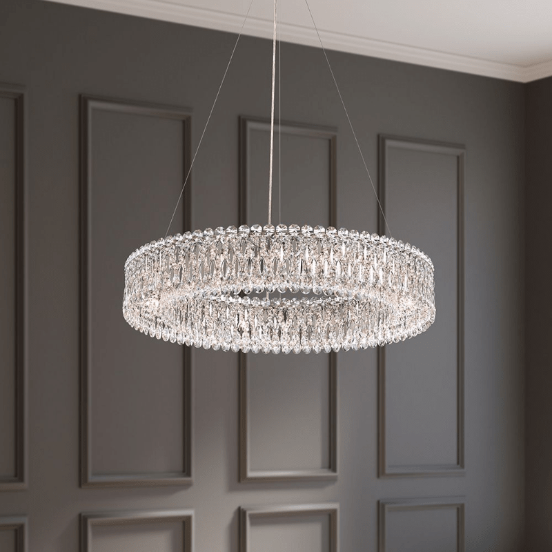 MOMO Crystal Chandelier RS8349 Sarella 18-lt 36" Pendant