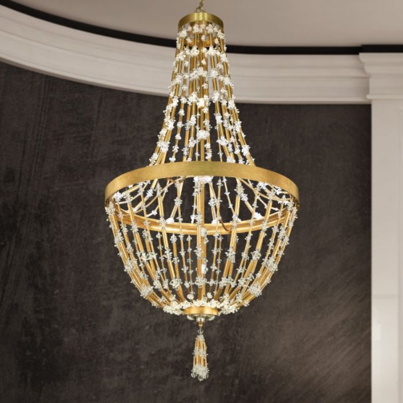 MOMO Crystal Chandelier S2826 Bali 26" LED Pendant
